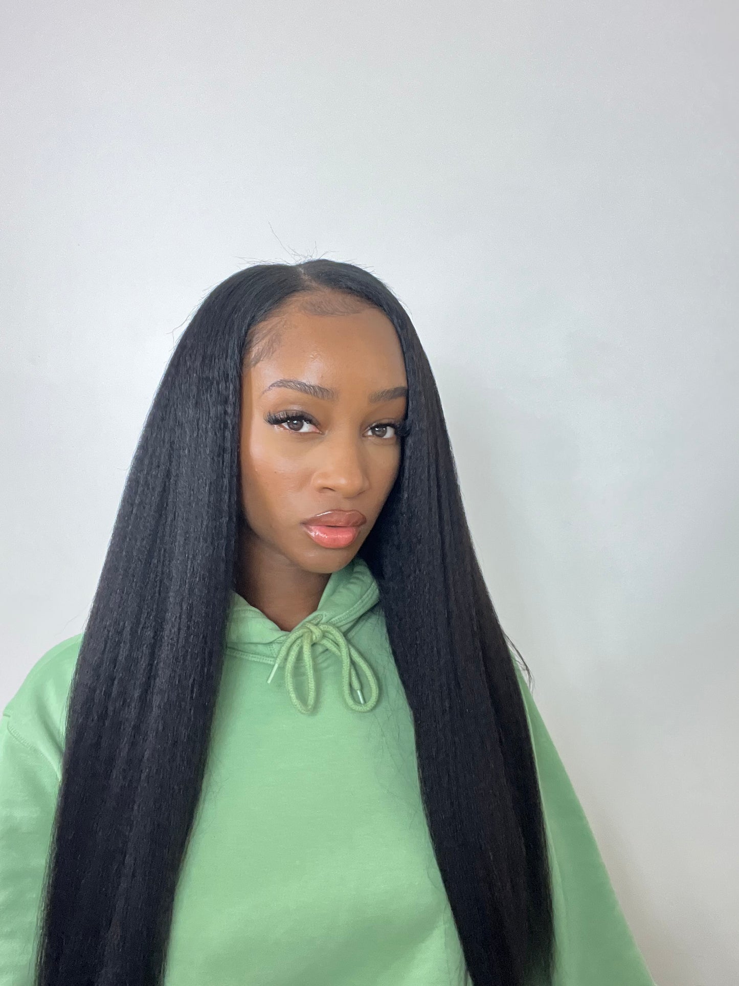 24” kinky straight vpart wig