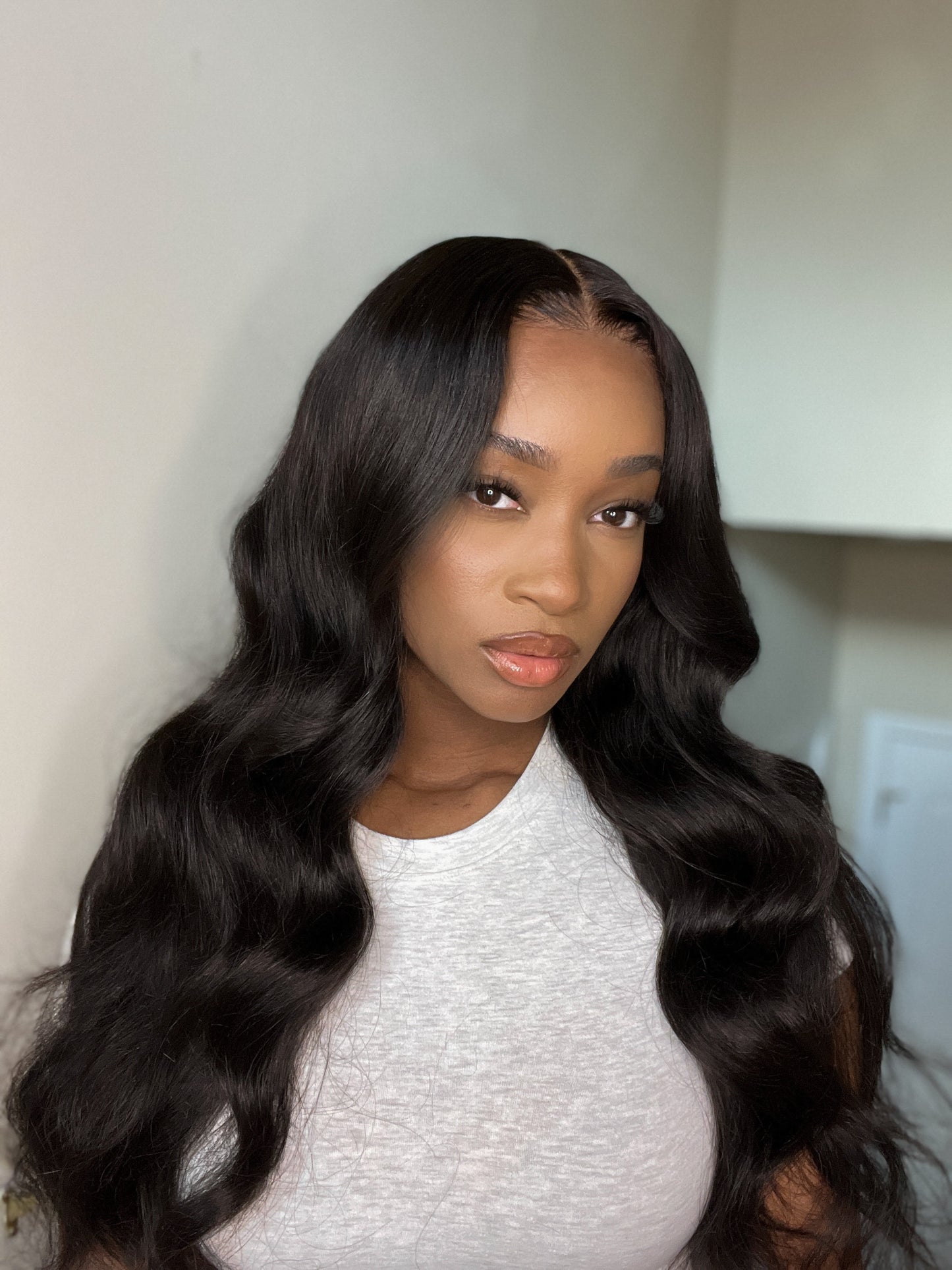 Glueless 24” 7*5 lace bodywave wig