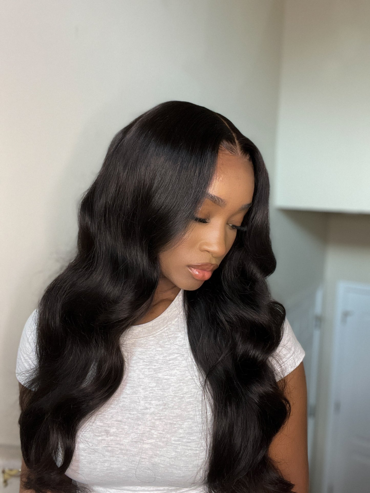 Glueless 24” 7*5 lace bodywave wig