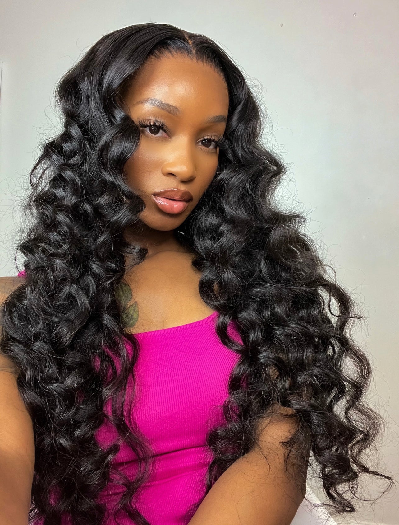 28” 13*6 medium brown lace wig