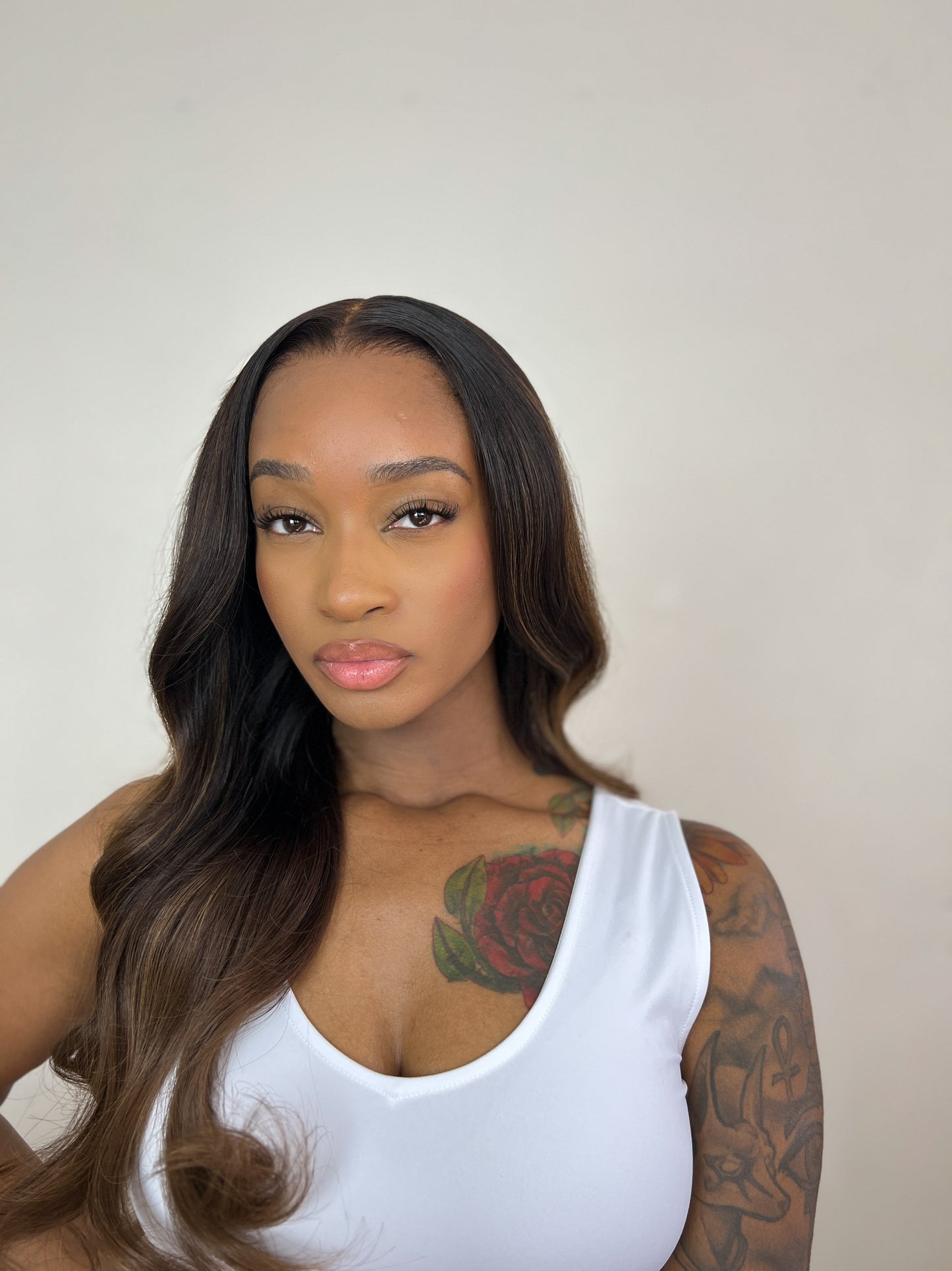 22” HD balayage lace Wig