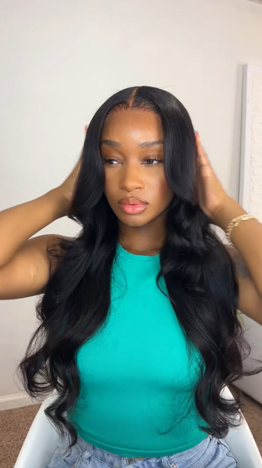 26” 13*6 transparent lace wig