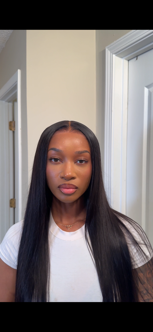 13x6 straight lace front wig