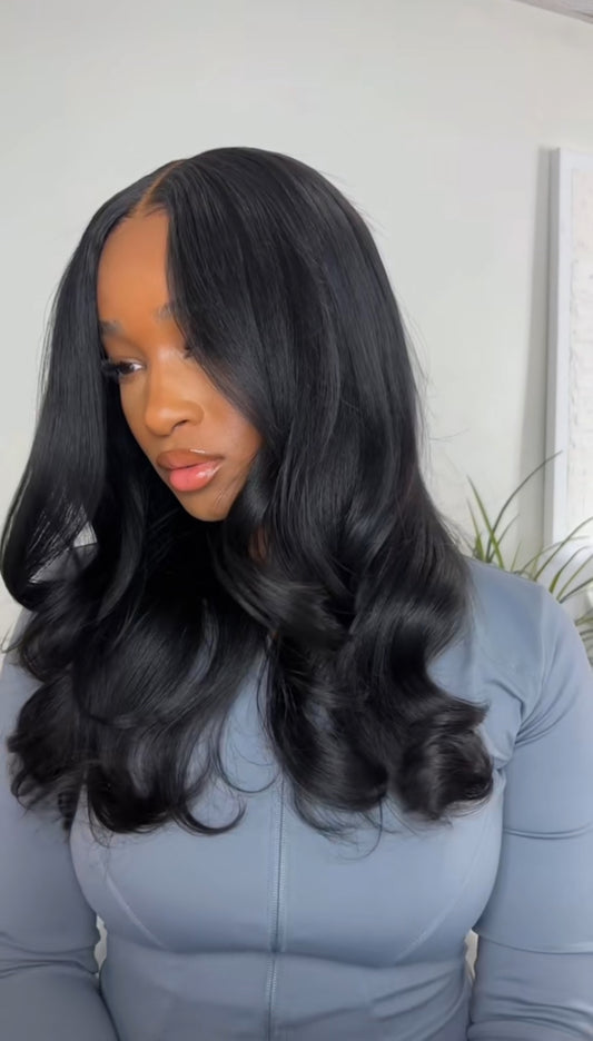 5x5 16" yaki straight wig ( free giveaway )