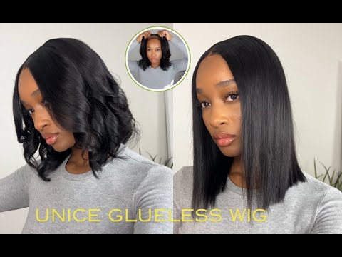 12” 7x5 straight bob wig